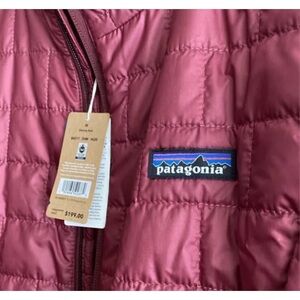 NWT patagonia nano puff jacket sz m Chicory Red